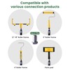 VOOMEY 3-5.9 ft (0.95-1.8m) Dual Extending 50 Point Adjustable Extension