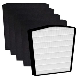 LP-HF550P Filter LP550TH LP550THP LP560 Air Purifier with 1 Pack Ture HEPA and 4 Packs LP-PF1500 Pre-Filter - Used for Multi-Room Whole House to Capture Dust