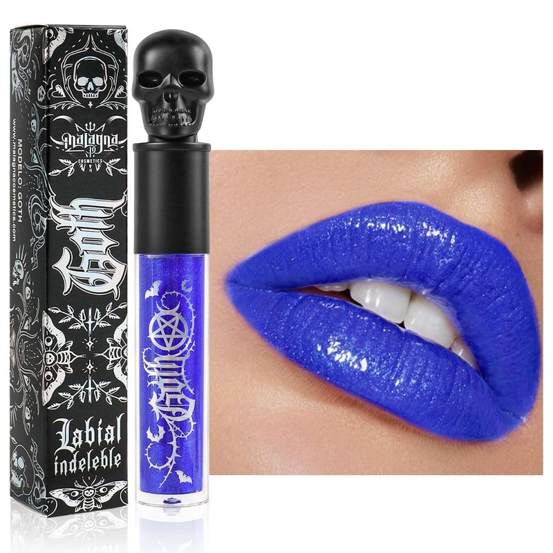 Malagna Cosmetics Labial Calavera Ultrapigmentado matte 10gr (GLOSS Leviathán)