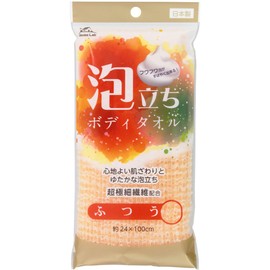 HouseLab Foaming Body Towel, Normal, 9.4 x 39.4 inches (24 x 100 cm)