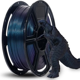 FLASHFORGE High Speed Chameleon PLA Multicolor Burnt Titanium, Max 500mm/s Fast Printing, PLA Color Shift Filament 1.75mm, Changes Color with Light and Angles, 1KG Spool (2.2lbs), Top-Notch Filament