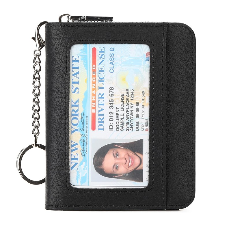 GAEKEAO Wallet Women RFID Blocking Leather Credit Card Holder Compact