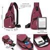 Waterproof Sling Bag Crossbody Backpack for Men Women Sling Backpack
