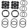 Paifeancodill 2 Sets Quarter-Turn Bike Mount Kit Compatible with Garmin