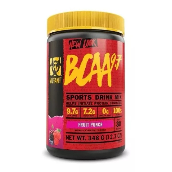 Mutant Bcaa 30 Servs 9.7 Aminos 348grs Pre Workout Gym Time!