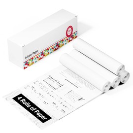 Thermal Printer Paper Rolls 8.26"x11.69", 4 Ream, 84 Sheets, 0.88 lb, M832 White Paper Compatible with Zoolion Phomemo Itari JADENS HPRT MUNBYN ASprink & Other Thermal Portable Printers A4