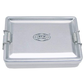 MFH Waterproof Aluminium Box, Silver, 13.3 x 9.2 x 3.4 cm