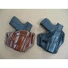 Azula OWB Leather 2 Slot Molded Pancake Belt Holster for