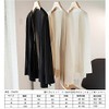 Loradouphi OL 210520 Long Sleeve Women's Cardigan, No Buttons, Lightweight,