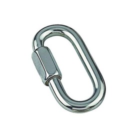 MarineNow Stainless Steel 316 Quick Link Chain Connector Marine Grade 06mm (1/4"), 01-Pack