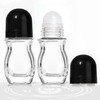 2 Pcs Glass Empty Roller Bottles, Deodorant Roll On Bottles