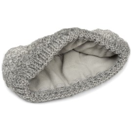 styleBREAKER 04026057 Women's Knitted Headband 2-Colour with Ombre Colour Gradient, Thermal Fleece Lining, Winter Headband 04026057, Colour: Light Grey/Grey