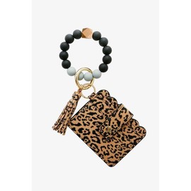 2-Pack Mini Purse Tassel Key Chain - Color: Leopard, Size: One Size