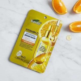 5 Mascarillas Facial Karité Vitamina C Ácido Hialurónico 30g                                                                                          