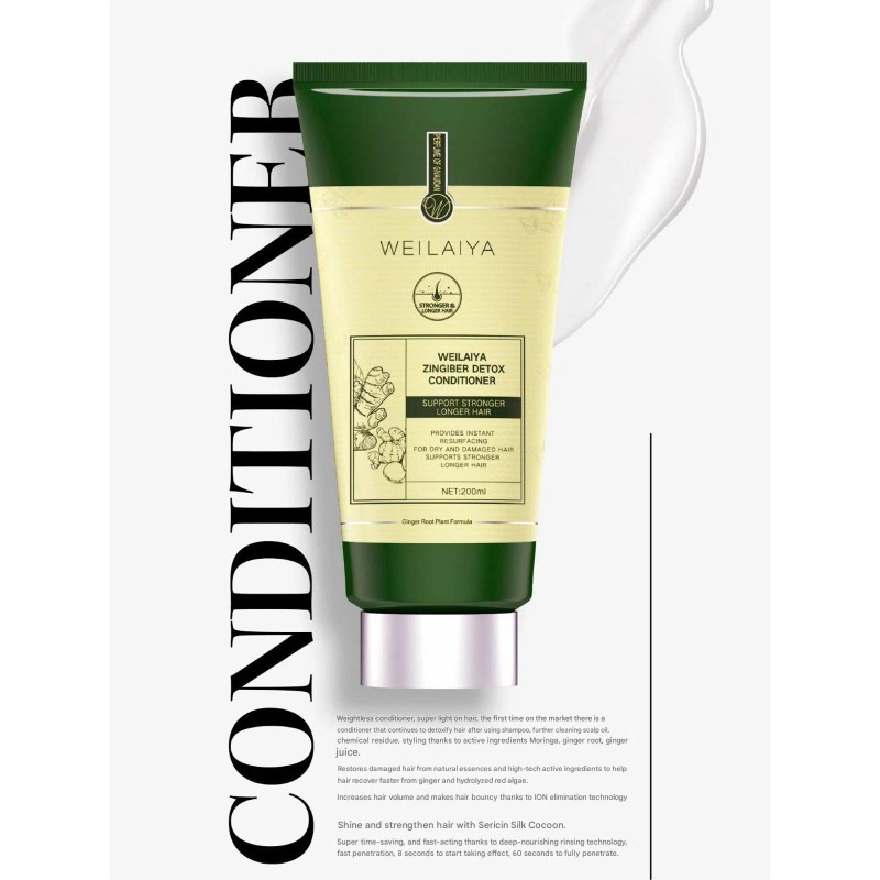 Weilaiya Zingiber X2 Ginger Essence Detox Shampoo & Conditioner For