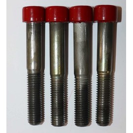 (USED) - M12x1.75x80 Caliper Assembly Replacement Bolts for Brembo Mitsubishi EVO 8/9 (not 10), Acura TL Type S Calipers (4 ea.)