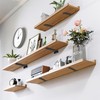 Pack of 4 Heavy Duty Floating Shelf Brackets, Industrial Shelf,