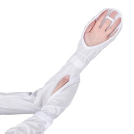 RICISUNG Women's Arm Cover, Finger Cover, Long Sleeve, Summer Sunscreen Arm Wrap, UV Protection (UPF 50+), Breathable, Sweat Absorbent, Quick Drying, Cool to Touch, Cool, Anti-Slip, Easy Cleaning,