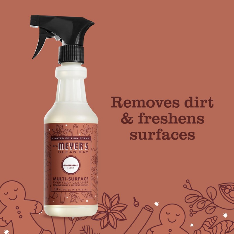 MRS. MEYER'S CLEAN DAY Multi-Surface Everyday Cleaner, Limited Edition Gingerbread