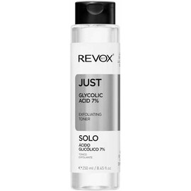 REVOX B77 - Just Glycolic Acid 7%, 250 ml, Tónico Facial Exfoliante para Rostro y Cuello, Exfolia, Ilumina y Mejora la Textura de la Piel, Calma y Alivia Piel Irritada, Hidrata en Profundidad
