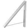 Anjuer Wall Mounted Drying Rack Clothes Hanger Folding Wall Coat