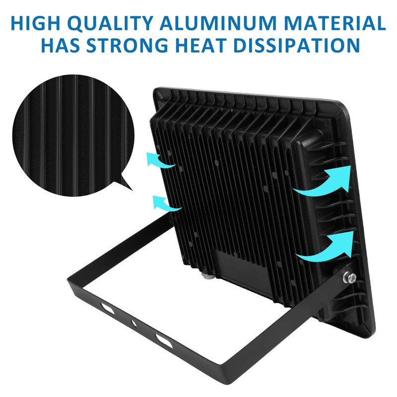 ZHPINGMX 100W LED Flood Light Outdoor, 10000LM Super Bright Floodlight