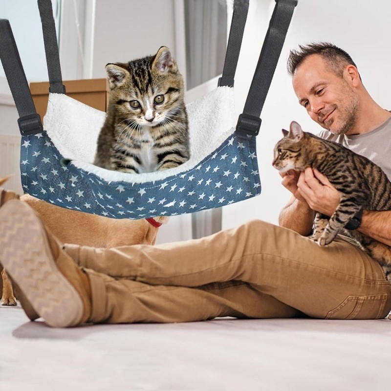 YFFSFDC Cat Hammock, Cat, Chair, Cage, Large, Double-sided, Load Capacity