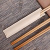 WRITWAA 200 Pieces Paper Chopsticks Set Cutlery Bag Bag Holder