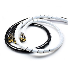 TR Spiral Binding, Cable Tidy Band (1meter/3.3ft) Natural, Big 19mm (15-100mm)
