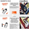 Fidlock Twist Uni Connector Adapter Flaschenhalter Fahrrad Trinkflasche Befestigung Halterung