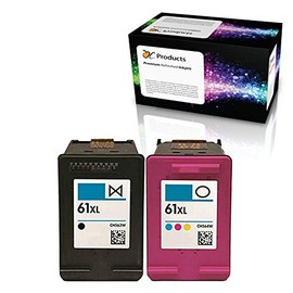 OCProducts Refilled Ink Cartridge Replacement for HP 61XL for Deskjet 1010 3050 2540 2050 Envy 4500 5530 Officejet 2620 Printers (1 Black 1 Color)