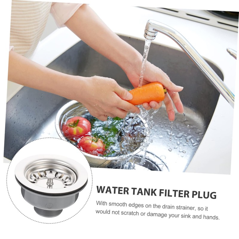 SHINEOFI Sink Filter Strainer Assembly Easy to Clean Strainer Prevents