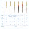 COXO & SOCO 6Pcs 25MM Lima de Conducto Radicular Dental