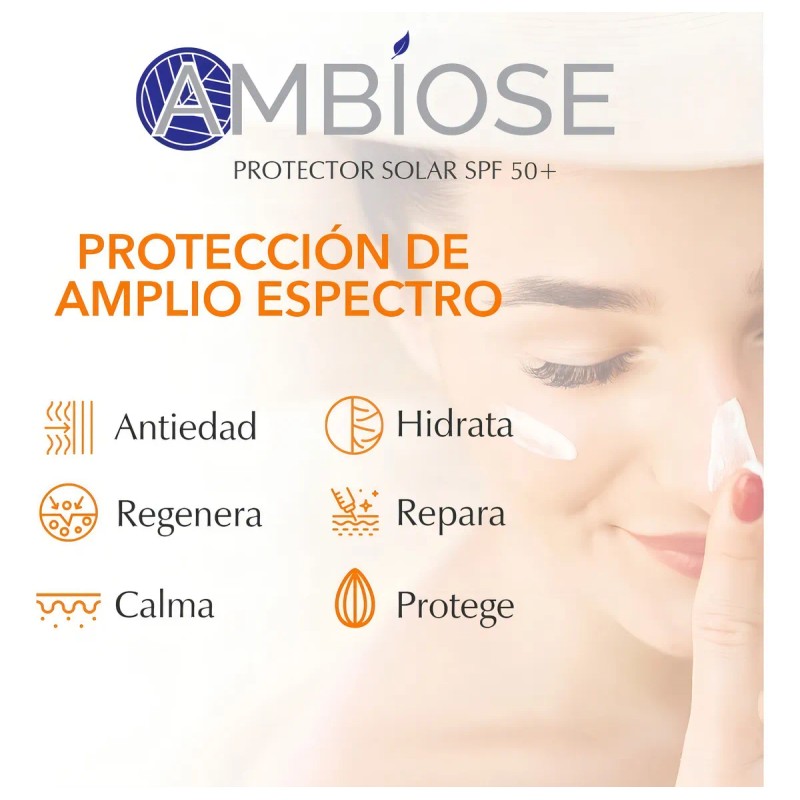 Protector Solar Facial Crema Efecto Rejuvenecedor Ambiose Fps Mate Hidratante
