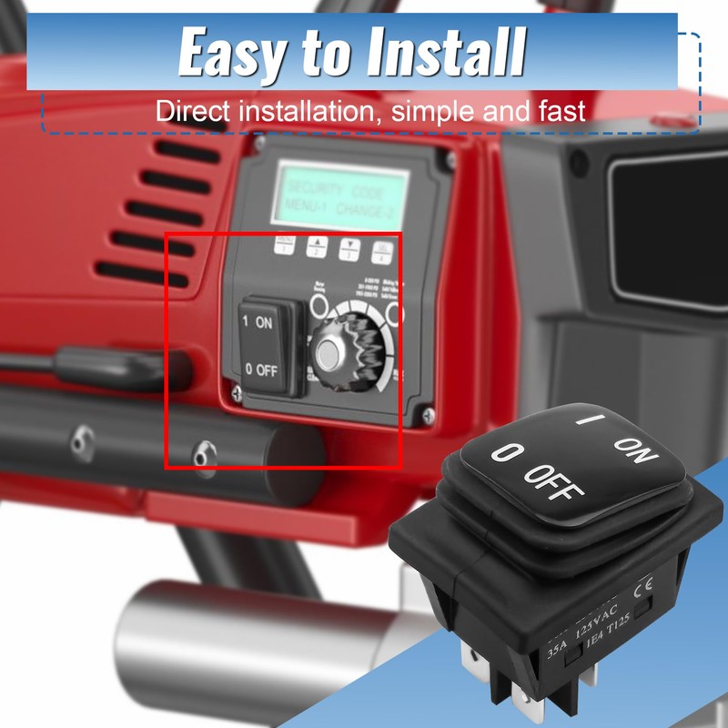 704-380 Rocker Switch Fit for Titan 440 Electric Airless Paint