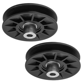 HuaZoon 194326 532194326 705079 Idler Pulley for AYP Husqvarna Poulan Jonsered 2348LS 2354GXLS GT48XLS GT52XLS TS342 TS343 2 Pack