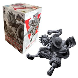 BANPRESTO Figur Sammlung Monkey D Luffy Rufy 18cm Version Black and White von One Piece Colosseum SCultures Big 6