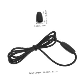 Gatuida 30Sets Breakaway Clasp Lanyard Kit with Nylon String Cords for Jewelry Making Rope Necklace Connectors for Bracelets Necklaces and DIY Craft Projects