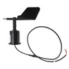 Luocute Anemometer Wind Meter, Wind Direction Sensor Transmitter 360 Degree