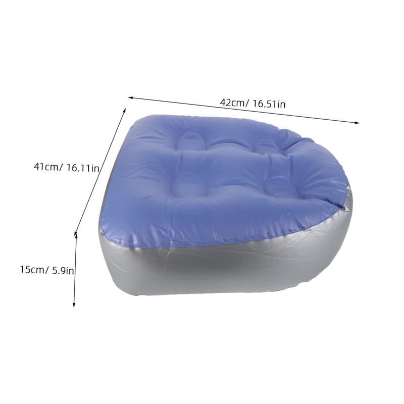 Healvian 2 Pack Inflatable Spa Bath Seat Comfortable Material for