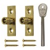 ERA 822 Sash Window Stop - PB 2 Locks +