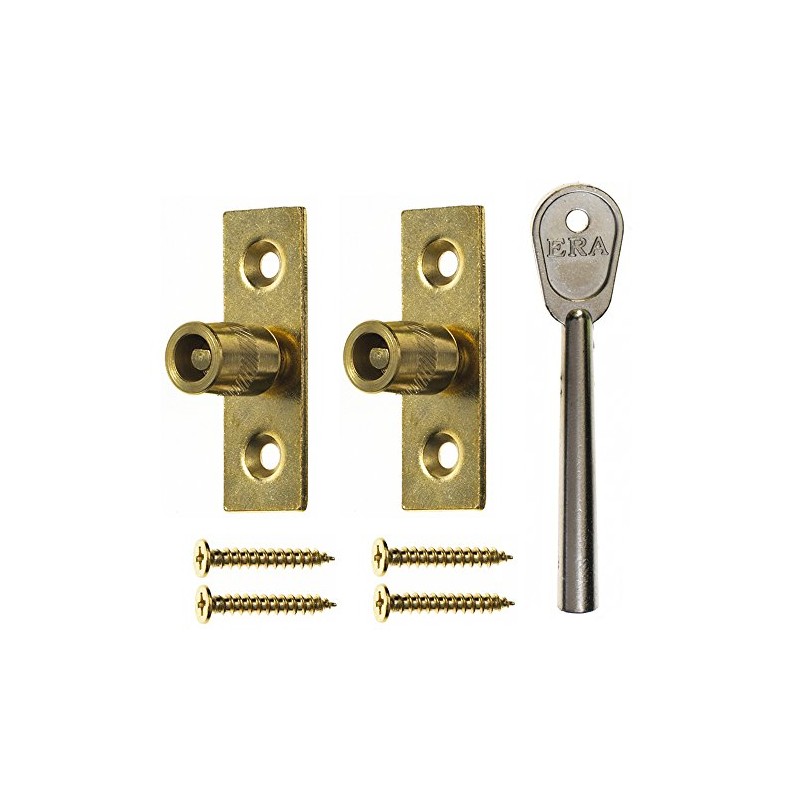 ERA 822 Sash Window Stop - PB 2 Locks +