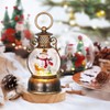 POPETPOP Christmas Lantern Snow Globe with Music: Musical Snowman Globe