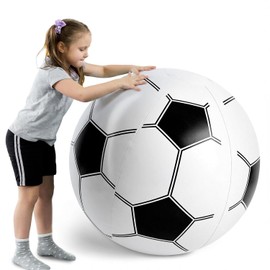 Shindel - Pelota inflable gigante de béisbol inflable para niños de 27 pulgadas, bola de playa grande para fiestas de verano, piscina, juego de playa