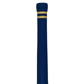 Gunn & Moore GM Cricket Bat Grip | Pro-Lite Brava | Premium Rubber | Suitable for Virtually All Bats | Full Size - 12 Inches | 1 Grip | White, Blue & Gold