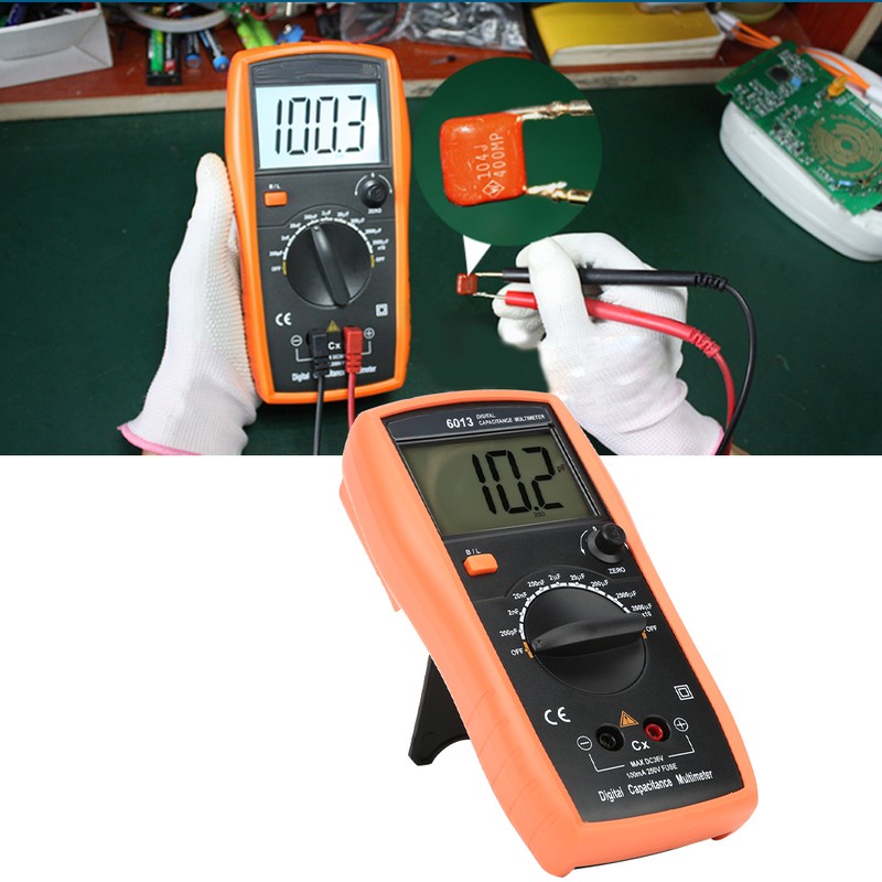 6013 Digital Multimeter Capacitance 20000uF Meter Manual Range Capacitance Tester