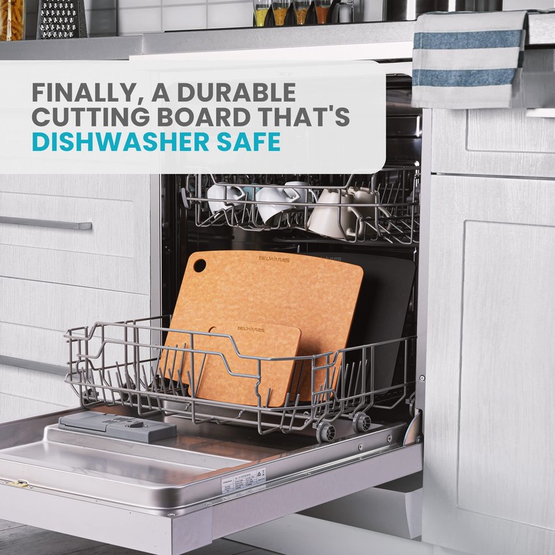 Wood Cutting Boards for Kitchen - Composite Wooden Fiber Cutting