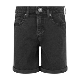 Urban Classics Girls' Shorts, Black Washed