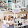 YOUNTHYE Pack of 2 Sewing Thread Box 23.7 x 13.7