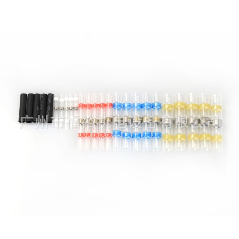1 Set Heat Shrinkable Terminals Waterproof Solder Ring Insulated Butt